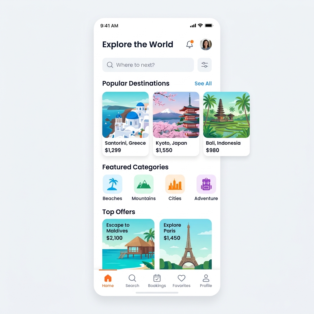 App Home Screen